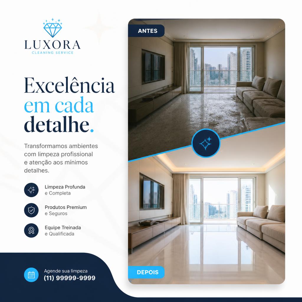 Post institucional — Serviço de limpeza